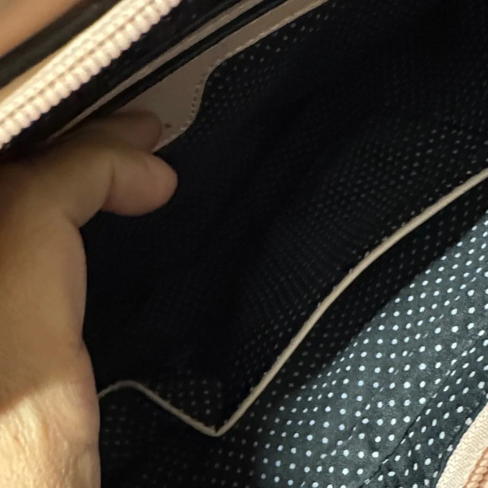 Christian Lacroix Light Pink Perforated Tote - Picture 5 of 6
